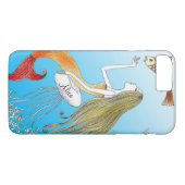 Personalisiert unter der Seeschönen Meerjungfrau Case-Mate iPhone Hülle (Rückseite (Horizontal))