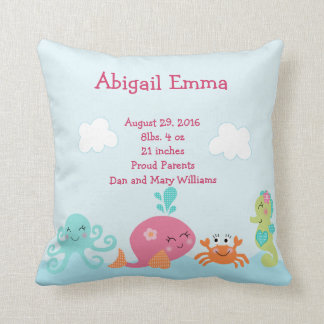 Personalisiert unter Meereslebewesen Pillow Keepak Kissen
