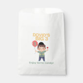Personalisiert Upsherin Boy Favor Bags/Pekalach Geschenktütchen (Vorderseite)