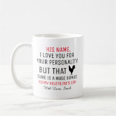 Personalisiert Valentine Coffee Tasse, Funny Mugs, Kaffeetasse (Links)