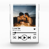 Personalisiert Valentine Foto Song Playlist (Vorderseite)