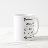 Personalisiert Valentines Funny Mug - Loony Kaffeetasse (VorderseiteRechts)
