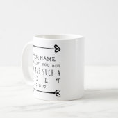 Personalisiert Valentines Funny Mug - Melt Kaffeetasse (Vorderseite Links)