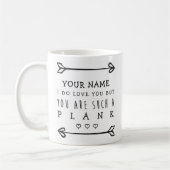 Personalisiert Valentines Funny Mug - Plob Kaffeetasse (Links)