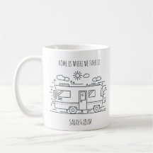 Personalisiert Van Life, Camper Van Couples Mug