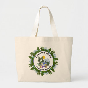 Personalisiert Van Life CARAVAN Camper Jumbo Stoffbeutel