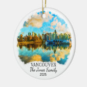 Personalisiert Vancouver Ornament, Canada Gift Keramik Ornament (Links)
