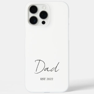 Personalisiert "VATER Est. [Jahr]" - iPhone 16 Pro Max Hülle