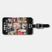 Personalisiert Vater Foto Golf Gepäckanhänger (Vorderseite horizontal)