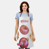 Personalisiert Veggie Schürze (Getragen)