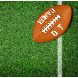 Personalisiert - verbrannte Orange Football