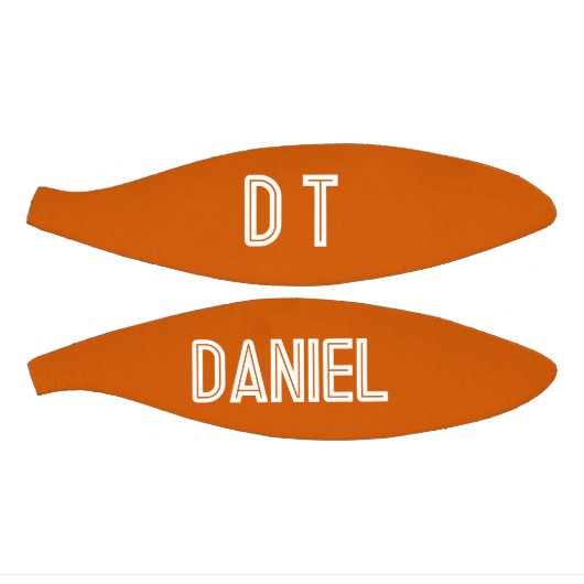 Personalisiert - verbrannte Orange Mini Basketball (Panele)