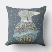 Personalisiert Vergessen Sie den Pluto-Polar-Bär n Kissen (Vorderseite)