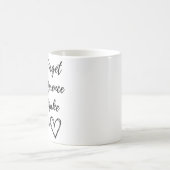 Personalisiert vergessen Sie nie den Unterschied,  Kaffeetasse (Mittel)