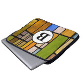 Personalisiert verklebtes Glass Laptop-Sieb Laptopschutzhülle (Vorne Knopf)