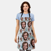 Personalisiert vermisse ich dich lustig Gefecht Schürze (Getragen)