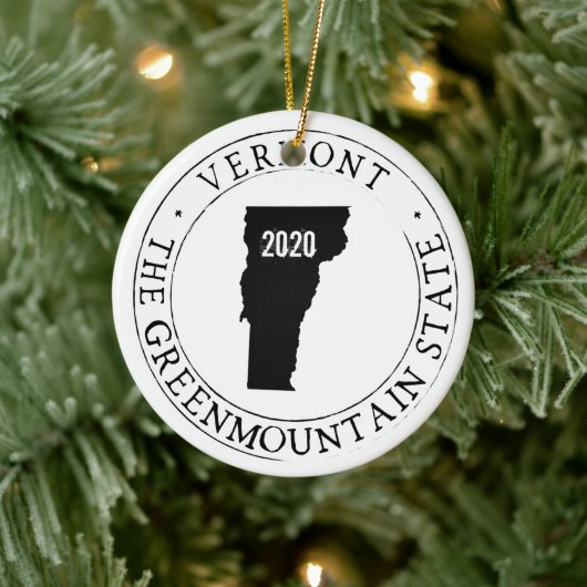 Personalisiert Vermont Ornament (Baum)