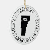 Personalisiert Vermont Ornament (Rechts)