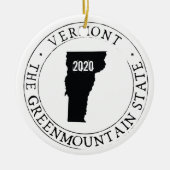 Personalisiert Vermont Ornament (Vorne)