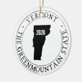 Personalisiert Vermont Ornament (Links)