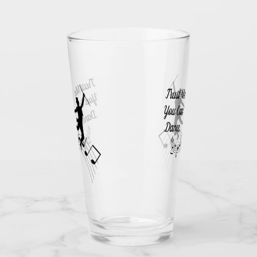 Personalisiert vertrauen Sie mir, dass Sie Glass T Glas (Links)