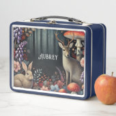 Personalisiert verzauberte Waldtiere Metall Brotdose (Beispiel)