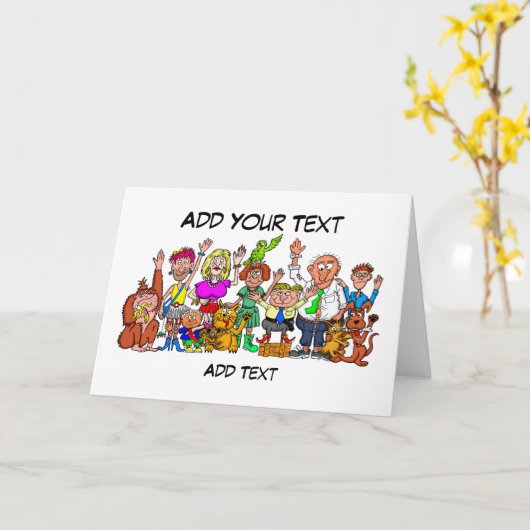 Personalisiert Viel Glück Karte (Gelbe Blume)