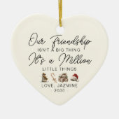 Personalisiert Vielen Dank, dass Sie den besten Fr Keramik Ornament (Vorne)