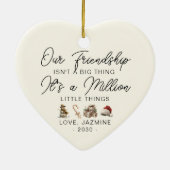 Personalisiert Vielen Dank, dass Sie den besten Fr Keramik Ornament (Hinten)