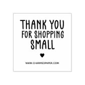 Personalisiert vielen Dank für den kleinen Einkauf Gummistempel (Prägung)