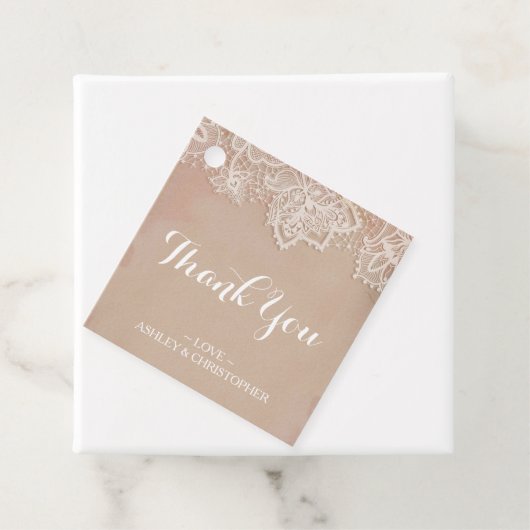 Personalisiert Vielen Dank Gastgeschenk Hochzeit T Geschenkanhänger (Beispiel)