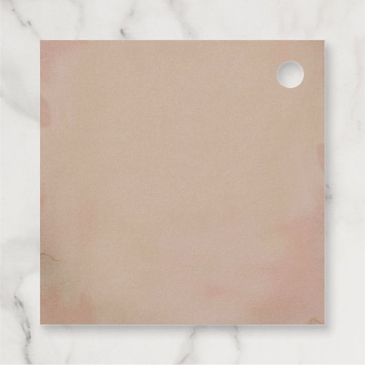 Personalisiert Vielen Dank Gastgeschenk Hochzeit T Geschenkanhänger (Rückseite)