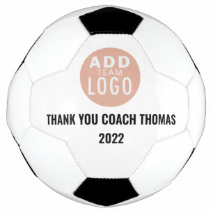Personalisiert Vielen Dank, Ihr Coach fügt einen N Fußball