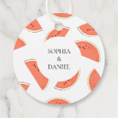 Personalisiert Vielen Dank (Kreis) Geschenkanhänger (Rückseite)