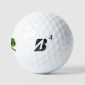 Personalisiert Vierblättriges Kleeblatt Lucky Golf Golfball (Logo)