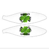 Personalisiert Vierblättriges Kleeblatt Lucky Mini Basketball (Panele)