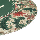 Personalisiert Viktorianisch/klassisch/Vintage Wei Schneidebrett (Ecke)