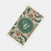 Personalisiert Viktorianisch/klassisch/Vintage Wei Serviette (Ecke)