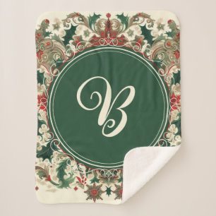 Personalisiert Viktorianisch/klassisch/Vintage Wei Sherpadecke