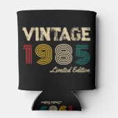 Personalisiert Vintag 1985 Limited Edition Cooler Dosenkühler (Rückseite)