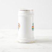 Personalisiert Vintag 45. Geburtstag Herren Gesche Bierglas (Mittel)