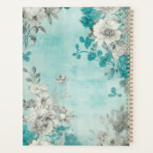 Personalisiert Vintage Blume Planer (Rückseite)