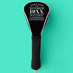 Personalisiert Vintage gealtert auf Perfektion Golf Headcover