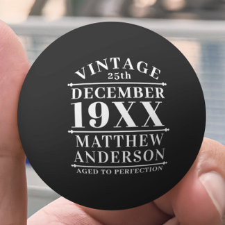 Personalisiert Vintage gealtert bis zur Perfektion Tischtennisball