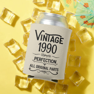 Personalisiert Vintage Geburtstagsgeschenke schwar Dosenkühler
