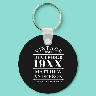Personalisiert Vintage - gereift bis zur Perfektio Schlüsselanhänger