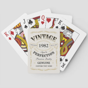 Personalisiert Vintage - Perfekt gealtert Spielkarten