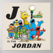 Personalisiert Vintage Sesamstraße Pals Poster (Vorne)