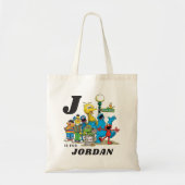 Personalisiert Vintage Sesamstraße Pals Tragetasche (Vorne)