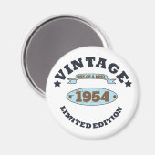Personalisiert Vintagen 70. Geburtstag Magnet (Vorderseite/Rückseite)